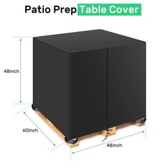 zipper 600D Heavy Duty Black Pallet Cover | Pallet Covers Fits Large Pallets …