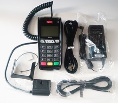 Ingenico iCT 220 Credit Card Payment Reader Terminal With Power Cord & Cables
