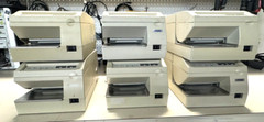 Lot of 6 Epson TM-U375 M63UA Dot Matrix POS Receipt Printer, For Parts or Repair
