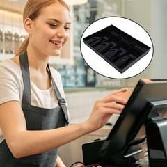 Cash Register Drawer Insert Tray, Cash Money Tray 4 Bill 3 Coin Currency Comp…