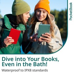PocketBook Verse Pro E-Reader Waterproof | Eye-Friendly 6” E-Ink Carta™ H
