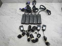 5 LOT Verifone 24173-02-R 2M Cable Purple Multiport Cable Ethernet Switch /w AC