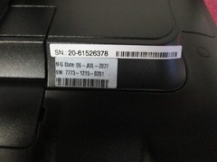 NCR 7773-1215-0201 CP CX5 15″ 4:3 PCAP; Cel; 8GB DDR3L; 120GB SSD Win10