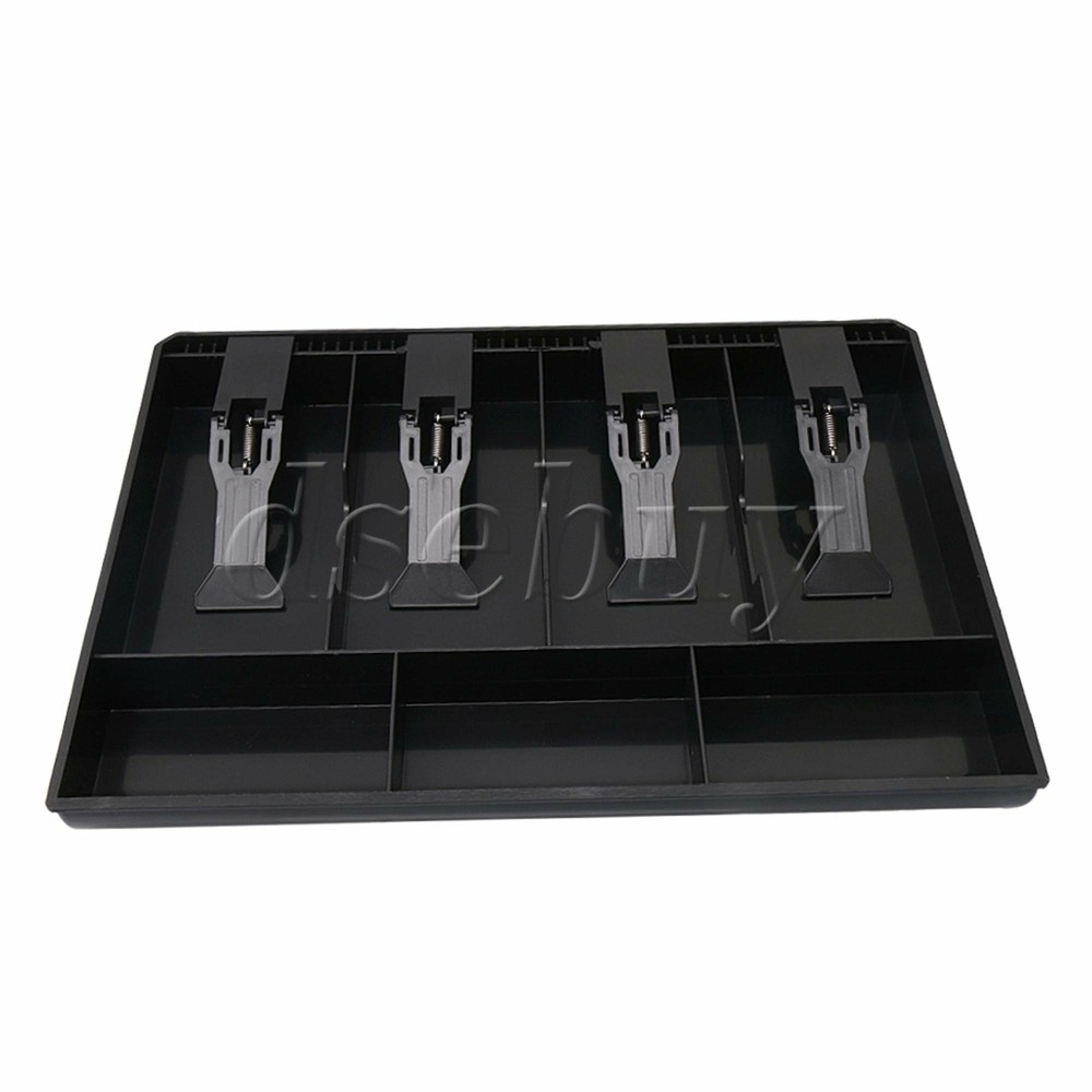 6PCS Coin And Bills Tray Cash Drawer Case Replace 4 Bills 3 Coins Storage Box