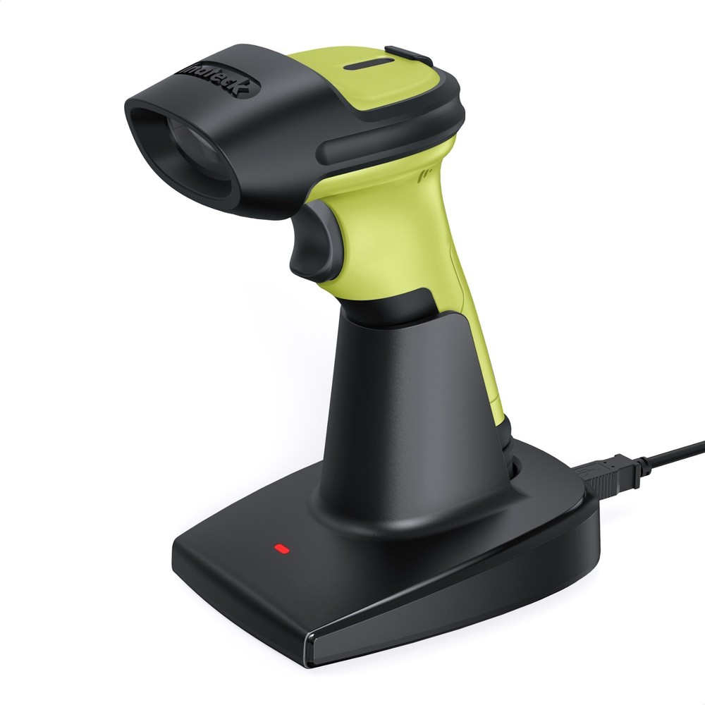 1D Bluetooth Wireless Barcode Scanner Reader Gun With Free Smart Charging Base