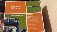 AccuBANKER AB1100PLUS Bill Counter Speed 1500/Min w/UV Counterfeit Detection, UL