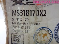 QTY=28; MAXSTICK X2 MS318170X2 3-1/8″x170′ Continuous Liner-Free Labels
