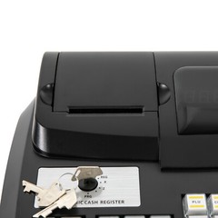 Used Electronic POS System Cash Register LED Display For Retail W/Drawer 47 Keys