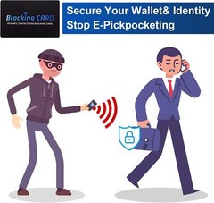 Rfid Blocking Card, Contactless Nfc Debit Credit Card Passport Protector Blocker