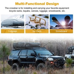 2Pcs Roof Rack Crossbars Cargo Carrier 2014-2019 Max Load Up to 165 LBS