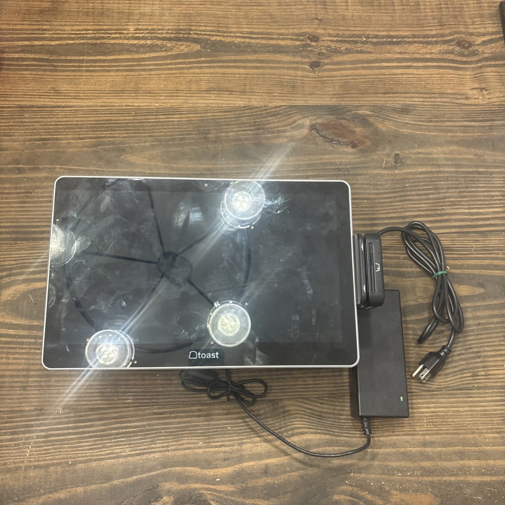 Toast Flex TT200 POS System Single Display w/Stand And Card Reader Power Bank