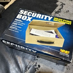 MMF Industries Locking Fire-Retardant Security Cash Box