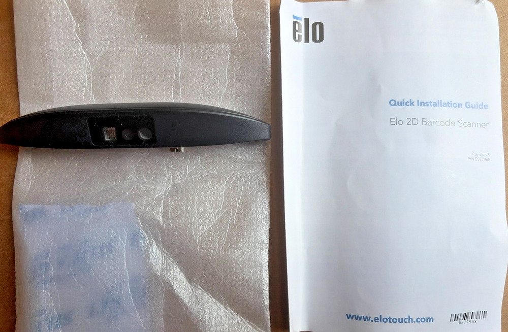 NEW Elo E393160 Edge Connect 2D Barcode Scanner USB SE2707 POS Kiosk Scanner Kit