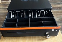 Tera 16” Auto Open Cash Drawer W/Heavy Duty Insert Tray 5 Bill 8 Coin