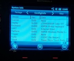 Motorola VC6096, windows mobile 6.5 classic, 3G HSPDA, wifi,phone function,GPS