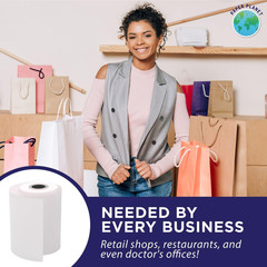 Thermal Receipt Paper for Clover Flex | 30 Rolls | Compatible with Clover POS Mo