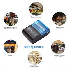 Portable 58mm Thermal Receipt Printer BT USB Wireless Android POS New