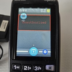 Ingenico Move/5000 Credit Card Terminal BLOCKED – FOR PARTS ONLY