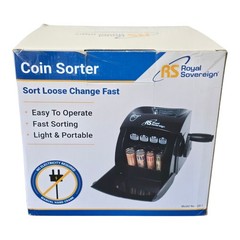 Royal Sovereign Manual Hand Crank Coin Sorter QS‑1