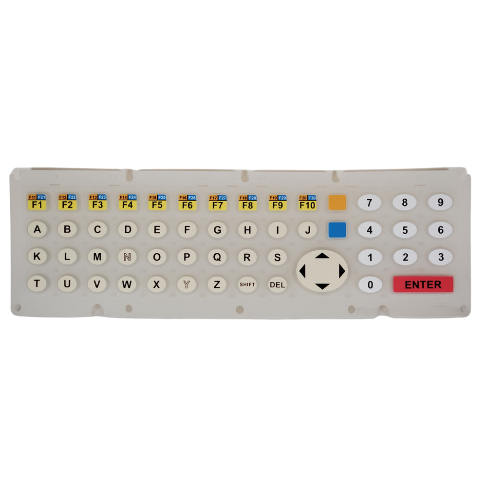 Teklogix 8055 or 8060 ABC F30 Rubber Keypad Assembly. Keypad Only.