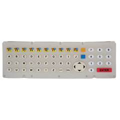 Teklogix 8055 or 8060 ABC F30 Rubber Keypad Assembly. Keypad Only.