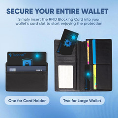 RFID Blocking Cards – 4 Pack, Premium Contactless NFC Debit Credit Card P