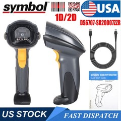 Symbol Motorola DS6707-SR20007ZZR 1D/2D Handheld Barcode Scanner w/USB Cable USA