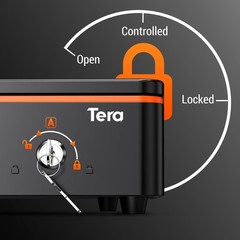 Tera 16 inch Auto Open Cash Drawer with Heavy Duty Insert Tray 5 Bill 8 Coin …