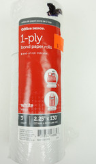 Office Depot 1-Ply Bond Paper Rolls 2.25″ X 130′ White 3 Count 109-303