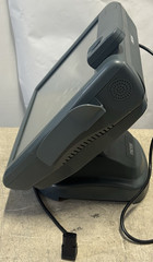 Micros Workstation 5A POS 400814-101 Terminal & Stand & Fingerprint Identifier