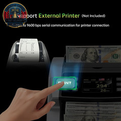 Mixed Denomination Money Counter Machine–Bank Grade Tech Contact Image Sensor CI