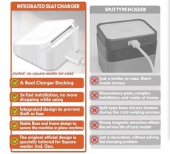 Square Dock for Square Reader 2nd Generation Only – Stand w/ USB Cable