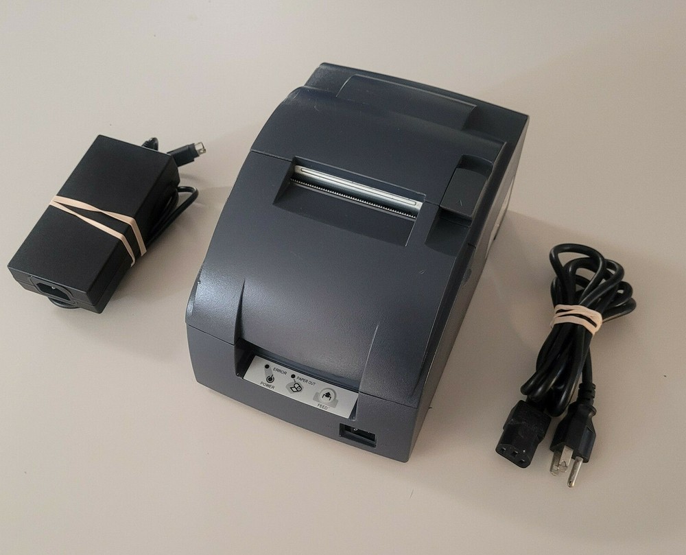 EPSON TM-U220B RECEIPT KITCHEN POS PRINTER Serial or Parallel with Power Supply