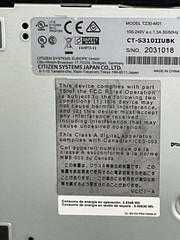 Citizen CT-S310IIUBK POS Thermal Receipt Printer USB Cord 39657