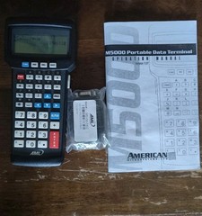 AML 5000 Portable Data Terminal + 2 Different Scanners, Instructions