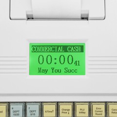 Electronic Cash Register, 40 Keys Raised Keyboard, ECRs Complete POS Cash System