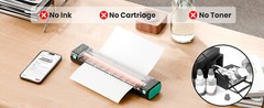 M08F Pro Portable Printer Wireless Travel Thermal US Letter Inkless Bluetooth