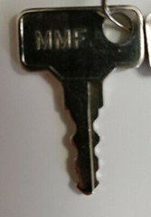 MMF Industries Advantage Replacement Key for LockIt Cover – Code E25 – Two Keys