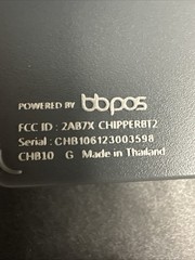 BBPOS Chipper CHB10 POS Credit Card Chip Mag Strip Reader BB POS