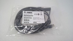 LOT OF 2 NEW Zebra CBA-U29-C15ZBR 15ft SHLD USB Data Cable
