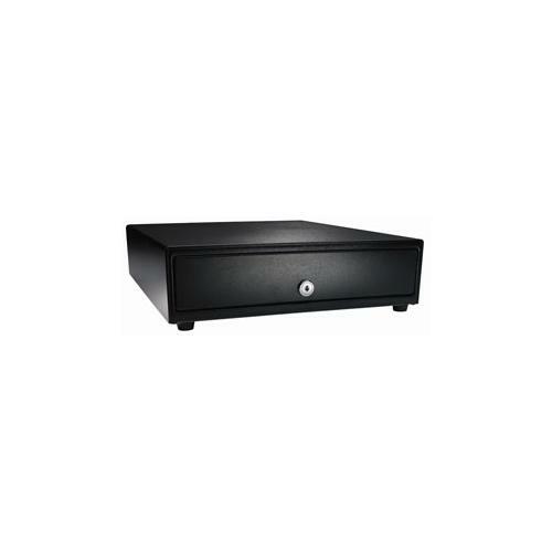 APG, VASARIO SERIES, STANDARD-DUTY CASH DRAWER, MULTIPRO 24V, BLACK, PAINTED FRO
