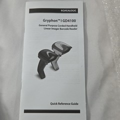 DATALOGIC GRYPHON D4130-BLACK, 1D Multi I/F, USB Kit Scanner – New Open Box DL2