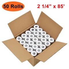 50 Rolls Case 2 1/4″ x 85′ Thermal Cash Register POS Credit Card Receipt Paper