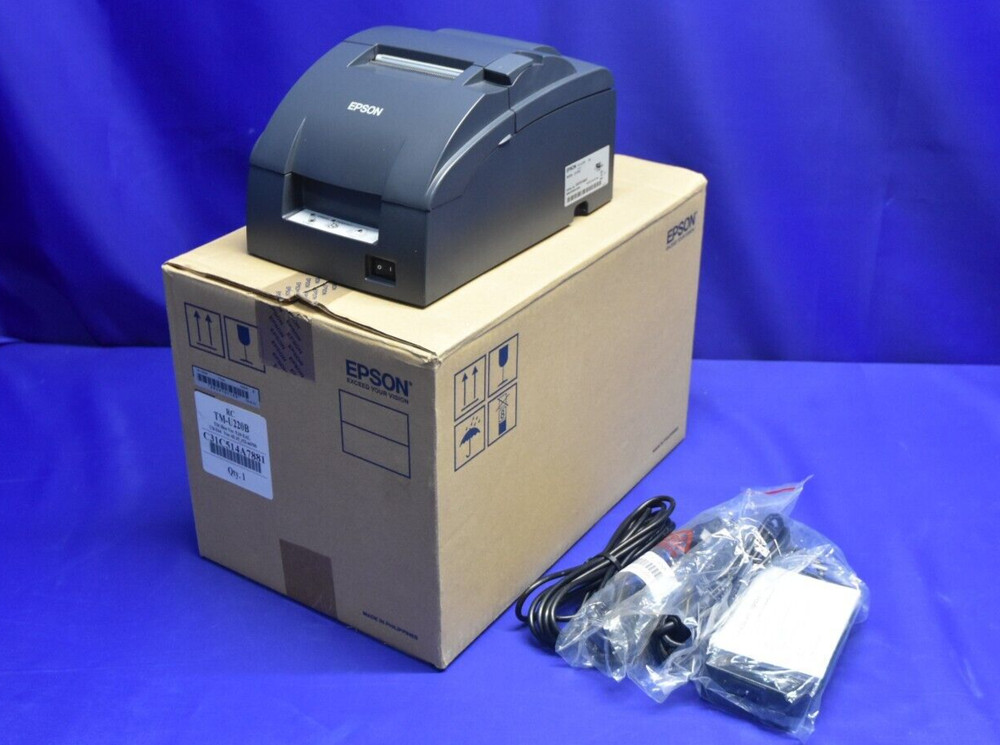 NEW OPEN BOX – EPSON ETHERNET TM-U220B M188B, KITCHEN PRINTER hec