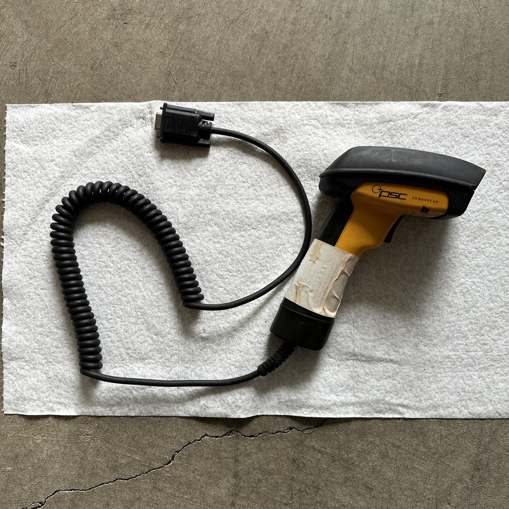 PSC PSLR-1000 0615060-181024-000 POWERSCAN 1000 BARCODE SCANNER