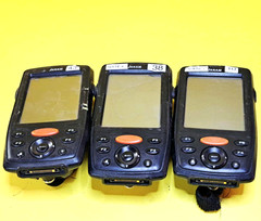 ⚡UNTESTED⚡LOT OF 3x JANAM XM66W-MPAFBVJ0 WINDOWS MOBILE COMPUTER BARCODE SCANNER