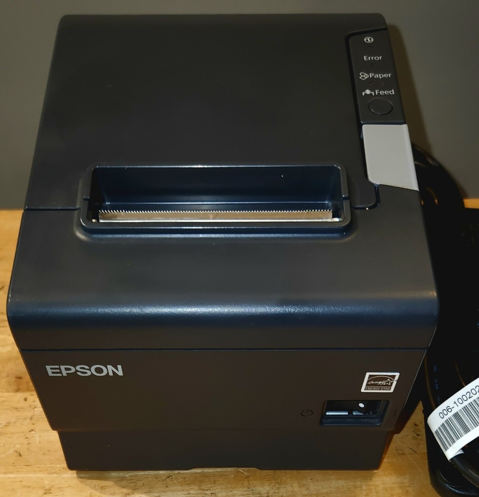 EPSON TM-T88V MODEL M244A THERMAL RECEIPT PRINTER W/ PARALLEL PORT