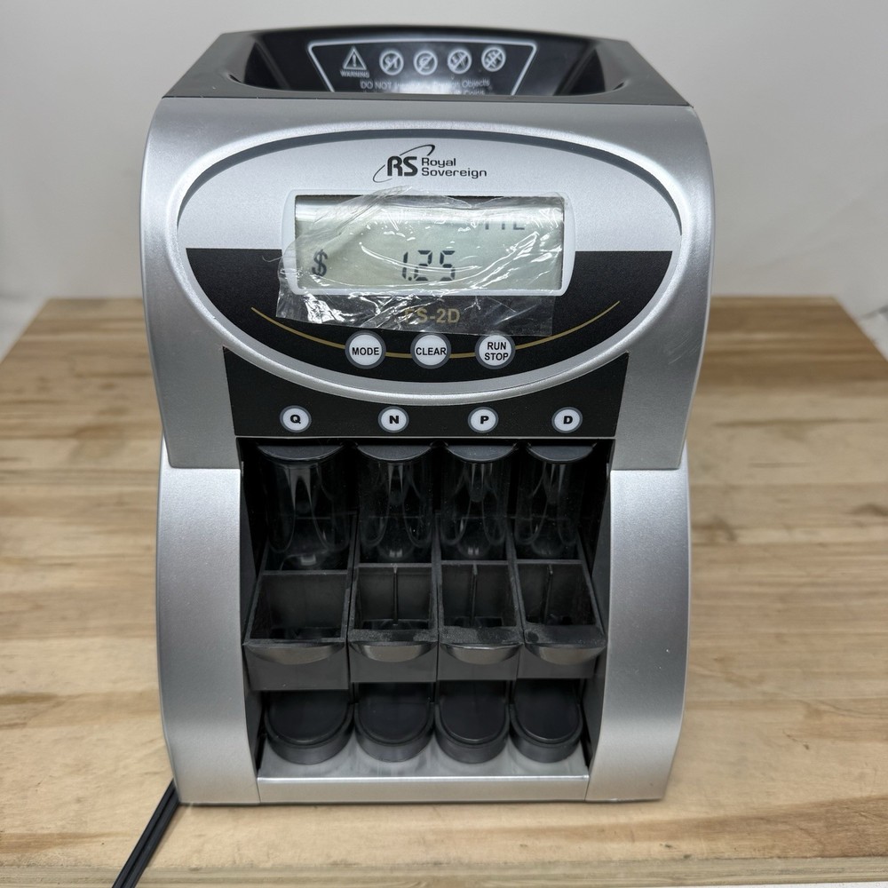 Royal Sovereign FS-2D 2 Row Coin Counter