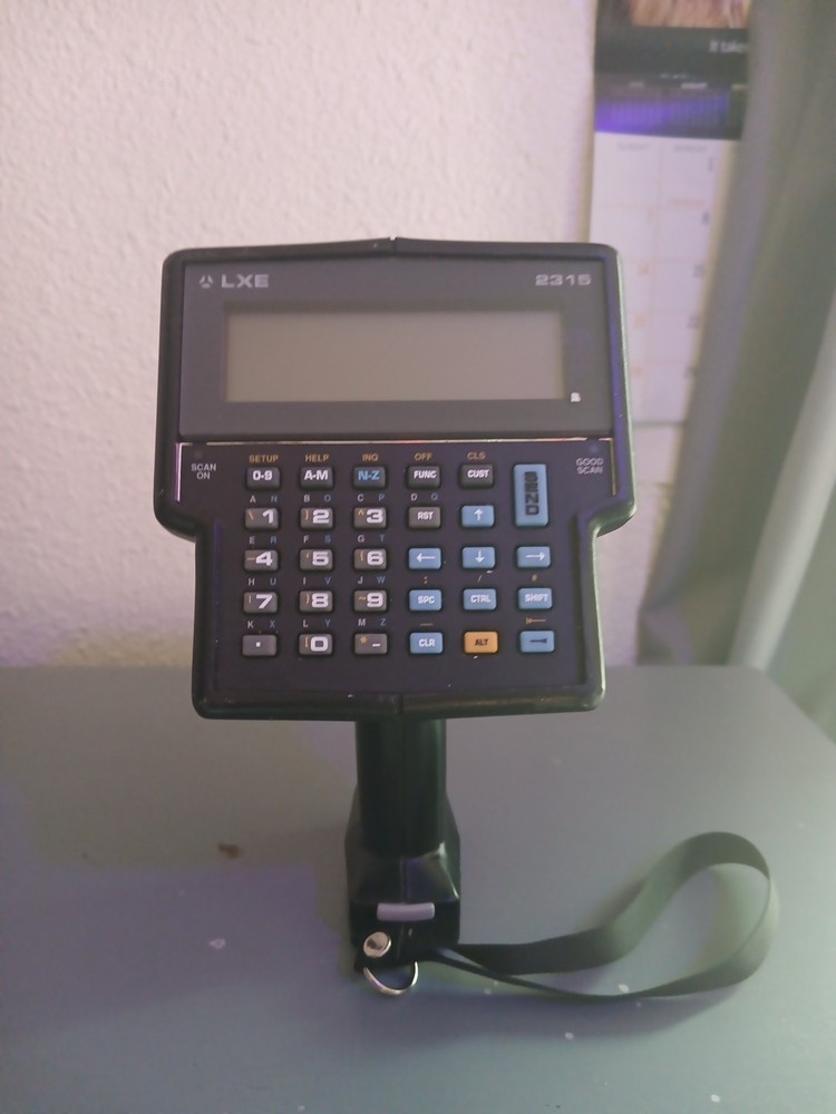 LXE 2315 Handheld Barcode Laser Scanner Data Cybarcode