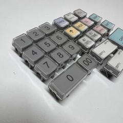 SHARP XE-A107 ELECTRONIC CASH REGISTER Keyboard Buttons (PICK Your PART)